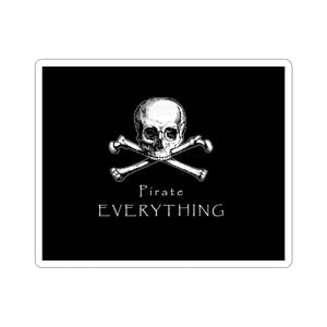 "Pirate Everything" Kiss-Cut Sticker
