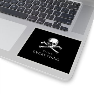 "Pirate Everything" Kiss-Cut Sticker