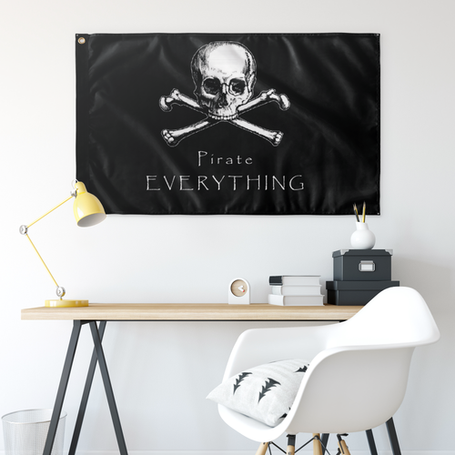 Pirate Everything Wall Flag